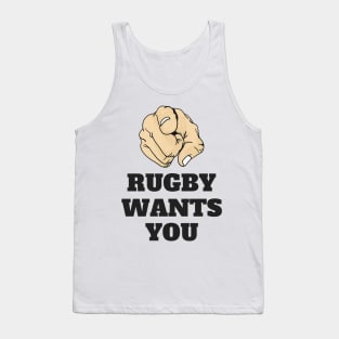 RUGBY WANTS YOU Tank Top